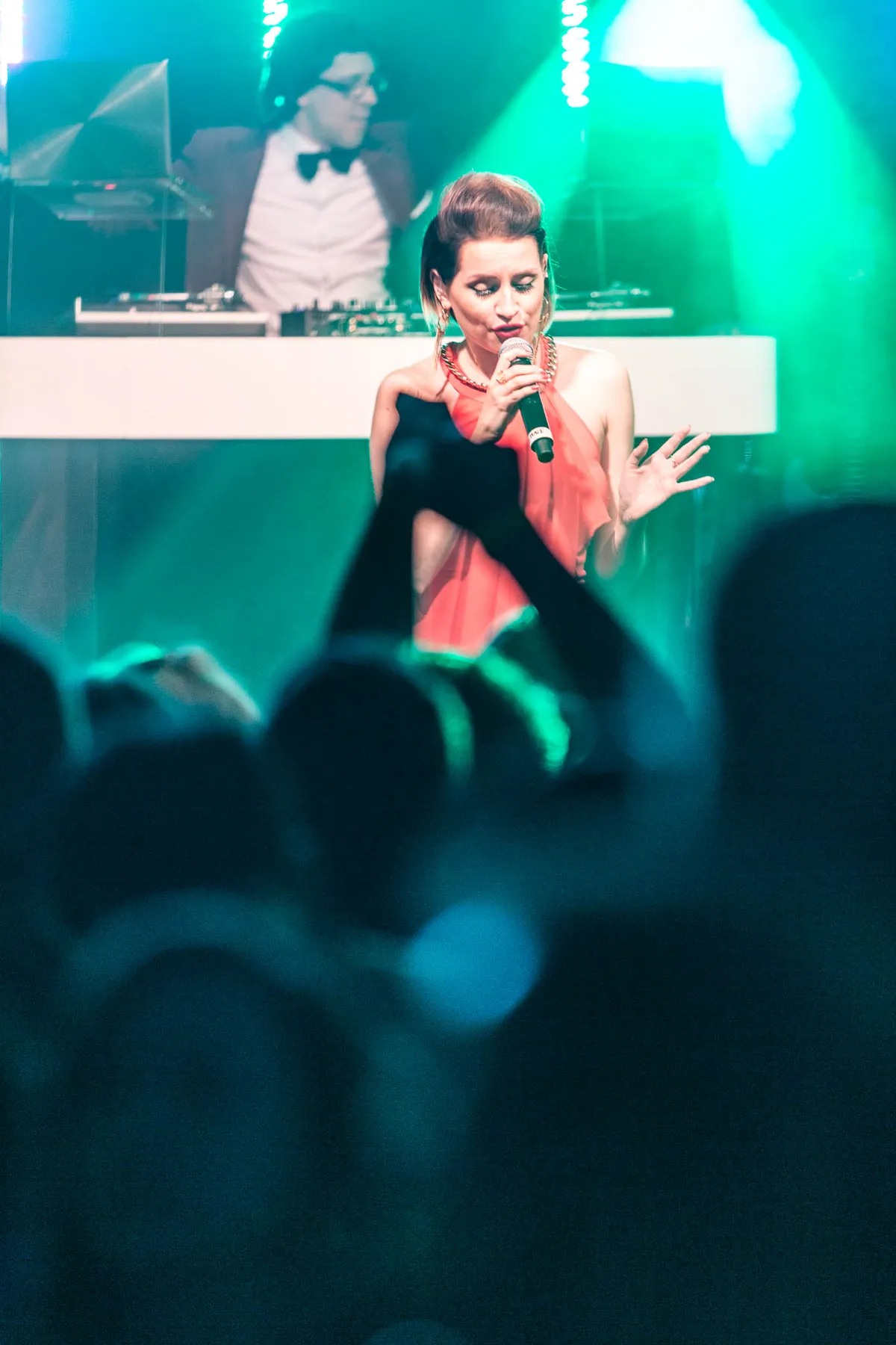 Unsere DJs in Aktion bei der Party-Galerie.